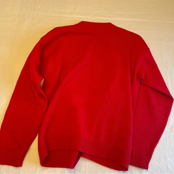 🌹 Vintage Sears  By Tradition Button-Up Red Cardigan - Women’s Size 38 🌟 - Picture 11 of 11